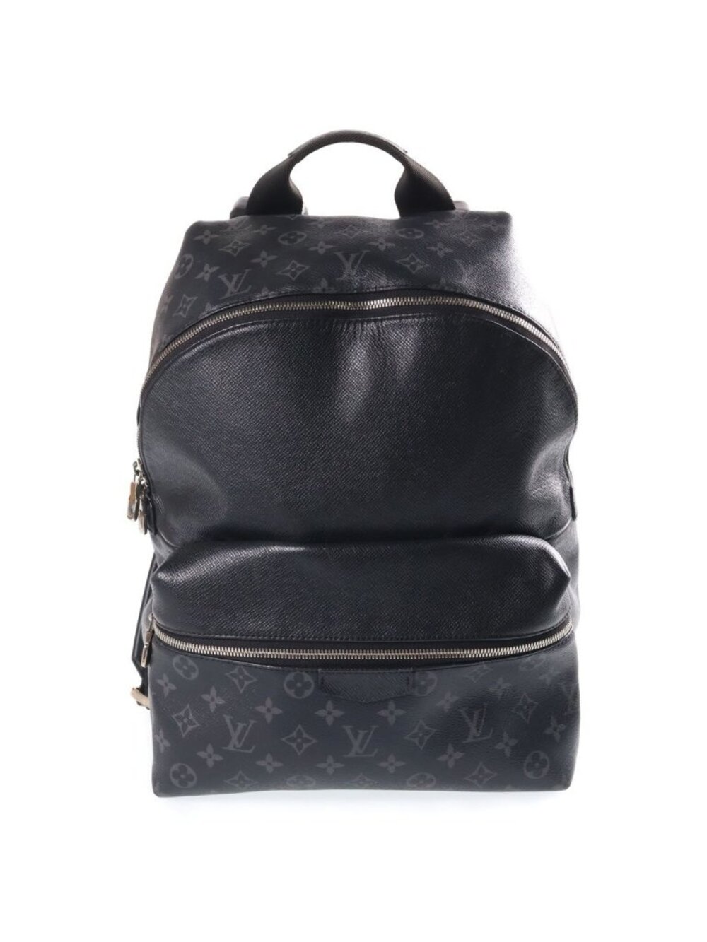 Louis Vuitton Monogram Eclipse Discovery Backpack Leather Black